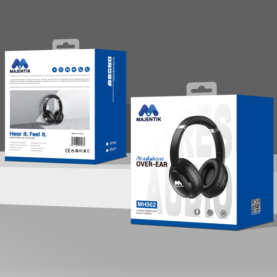 Majentik Over-Ear Headphone Powerful Sound & Comfort