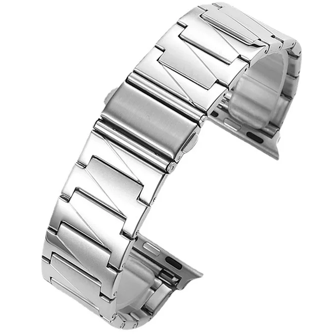 Luxury Stainless Steel Link Band for Apple Watch