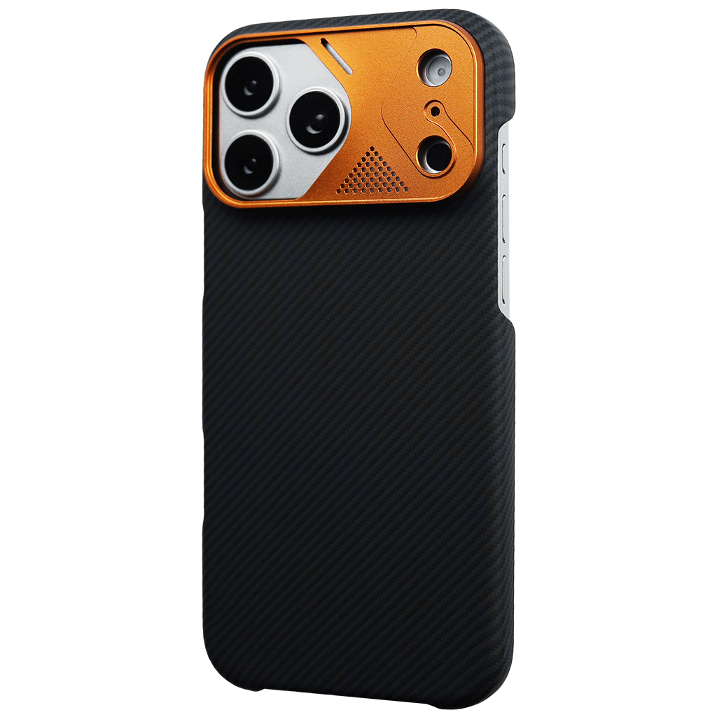Carbon Fiber MagSafe Case with Metal Camera Protection for iPhone Pro Max 17 Pro Max