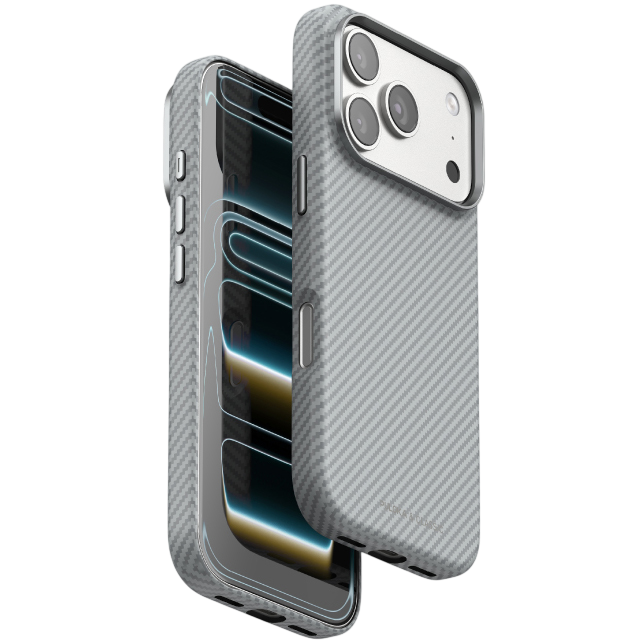 Puloka Carbon Fiber Texture MagSafe Case iPhone 17 Pro