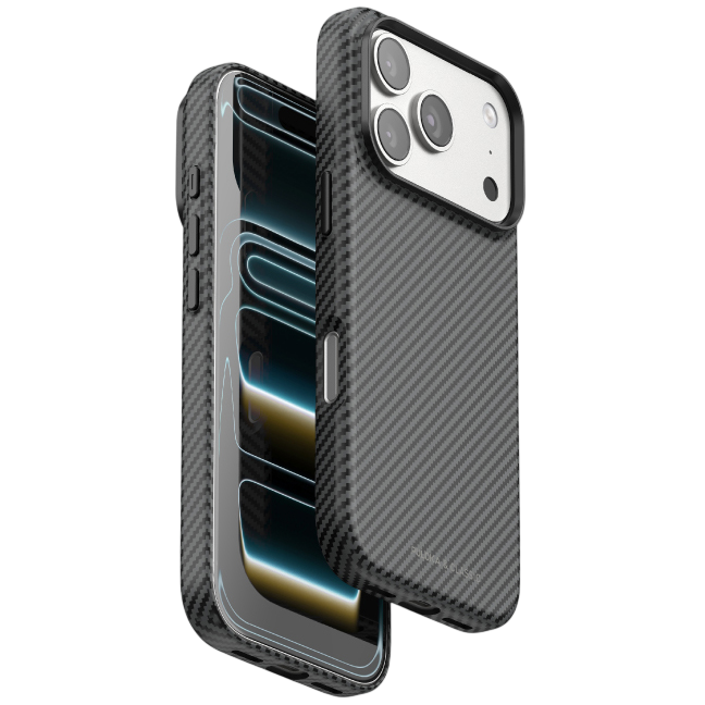 Puloka Carbon Fiber Texture MagSafe Case iPhone 17 Pro