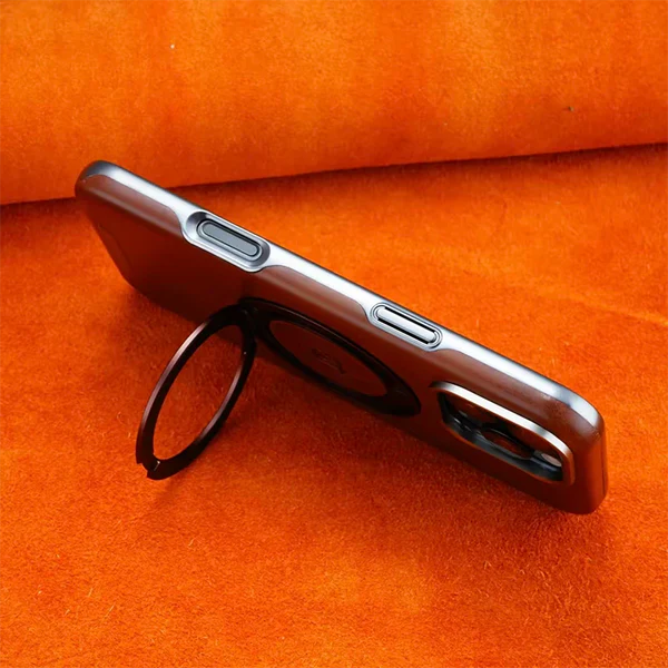 Rimbmax Luxury MagSafe Leather Texture Case iPhone 16 Pro Max