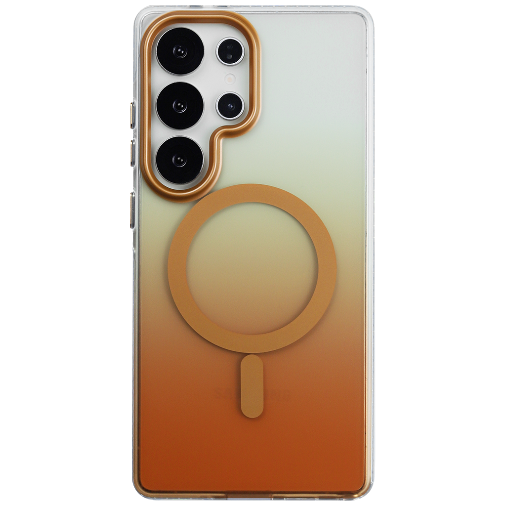 Mutural Clear Magnetic Camera Frame Case for Samsung S25 Ultra