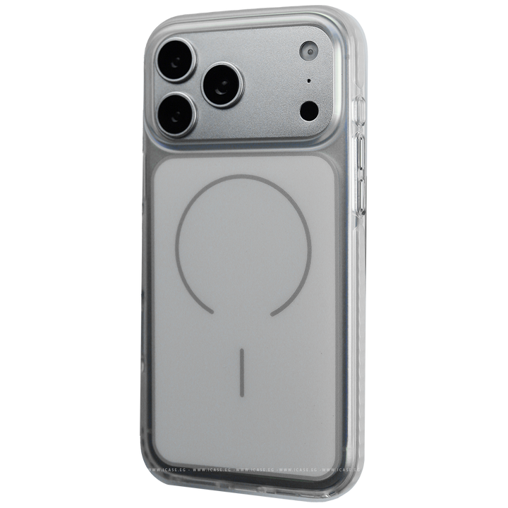 JMGOKIT Clear MagSafe Protective Case with Soft Edge Frame for 17 Pro Max