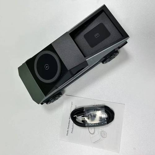 Cyber Charge 3-in-1 Motorized Wireless Charging Dock