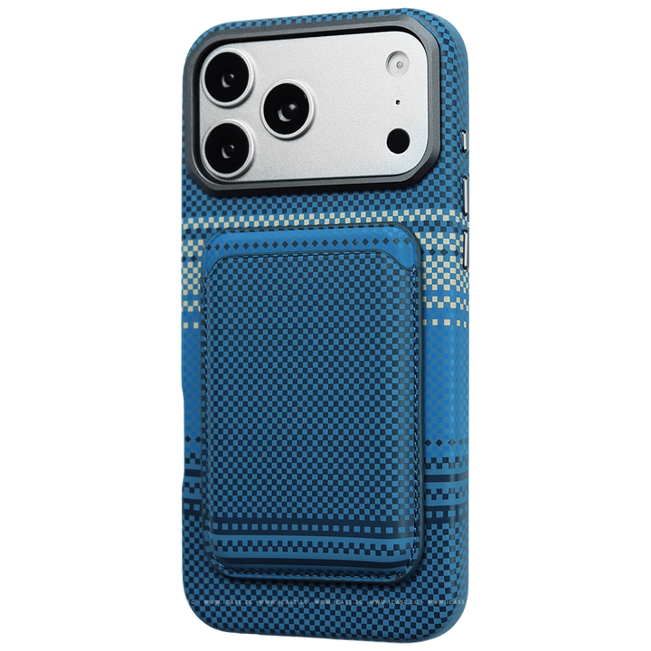 Carbon Fiber Card Holder Case iPhone 17 Pro Max