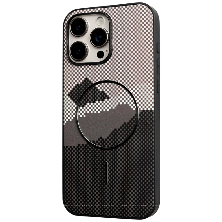 Stylish Pattern Magnetic Case iPhone 16 Pro
