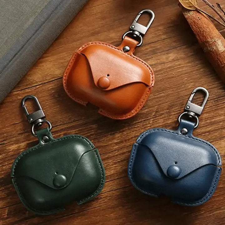 Leather Protective Case Skin with Carabiner Clip