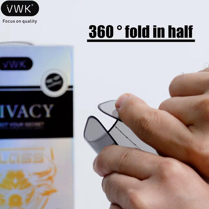VWK Privacy Tempered Glass Screen Protector for Samsung