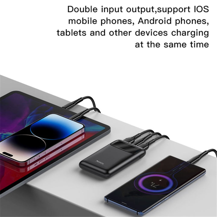 Yesido 5000mAh Compact Travel Power Bank with Dual USB Output