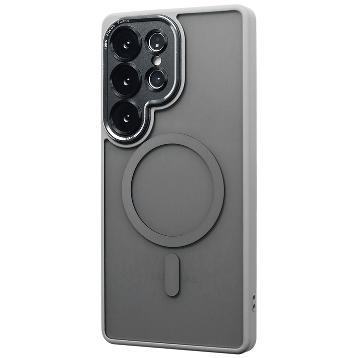 MagSafe Matte Translucent Shockproof Case for Samsung S25 Ultra