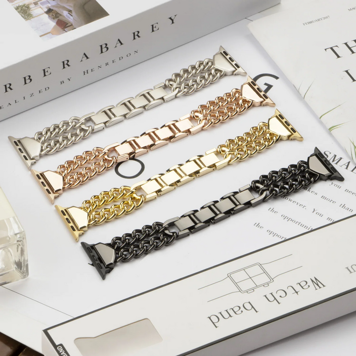 Luxury Metal Chain Band for Apple Watch