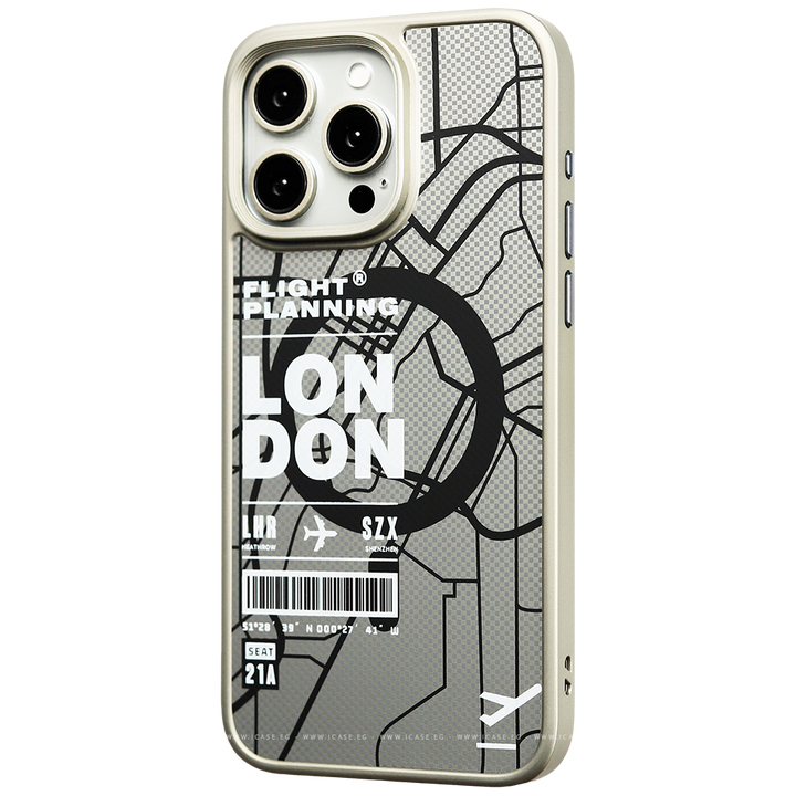 Flight Planning Urban London Case iPhone 16 Pro