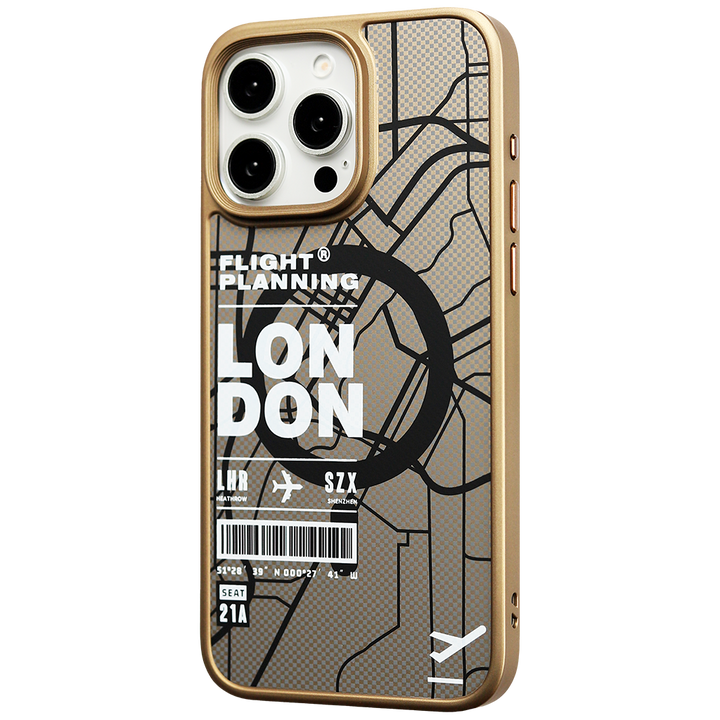Flight Planning Urban London Case iPhone 16 Pro