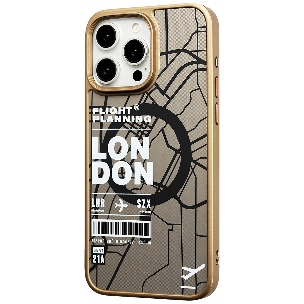 Flight Planning Urban London Case iPhone 15 Pro Max
