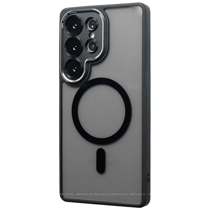 MagSafe Matte Translucent Shockproof Case for Samsung S25 Ultra