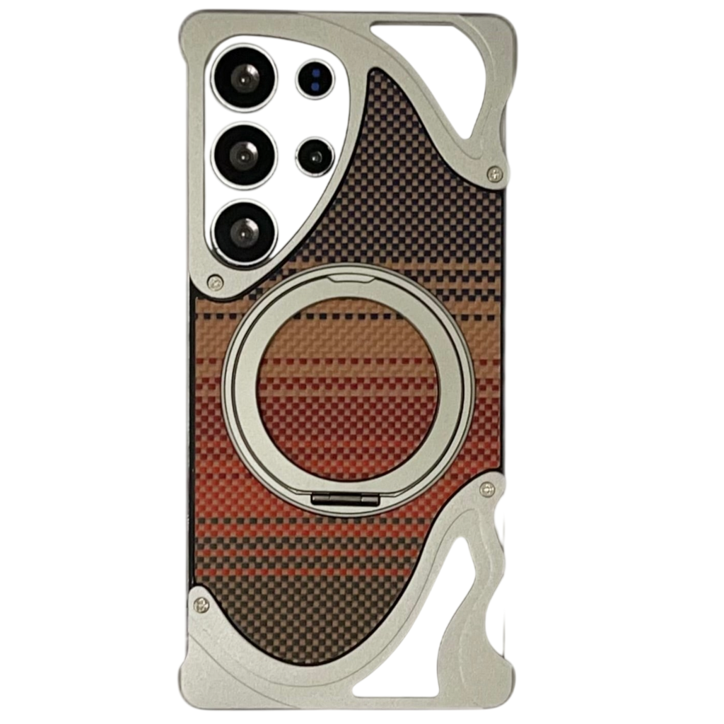 Premium Armor Magnetic Ring Phone Case for Samsung S25 Ultra