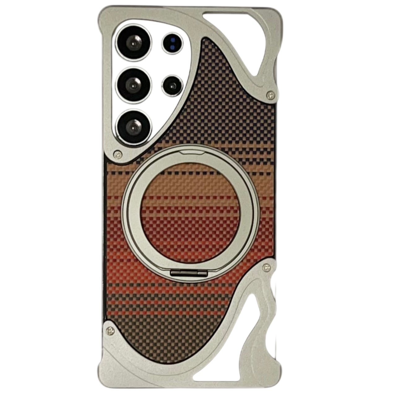 Premium Armor Magnetic Ring Phone Case for Samsung S25 Ultra