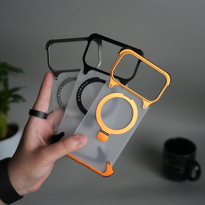 Oatsbasf Fanshi Series MagSafe Creative Frame Case for 17 Pro Max