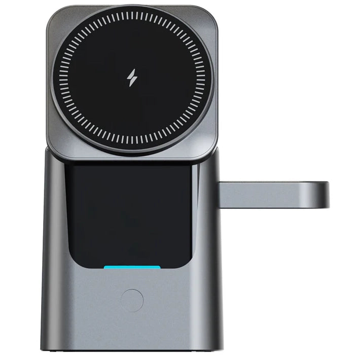 3-in-1 Magnetic Wireless Hidden Charger – Foldable Fast Charging Station