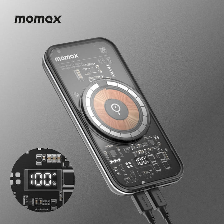 Momax Q.Mag Magnetic Wireless Power Bank 10000mAh