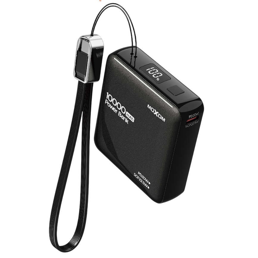Moxom 10000mAh/20W Mini Power Bank with Fast Charging