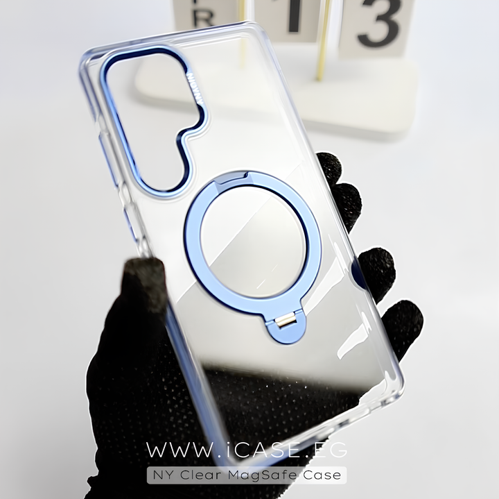 NY Clear MagSafe With Ring Case for Samsung S25 Ultra