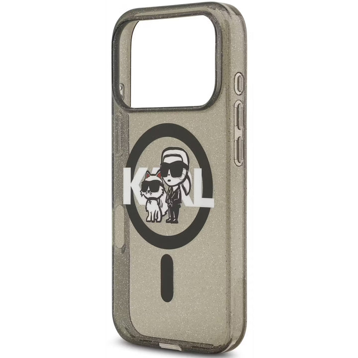 Karl Lagerfeld Glitter Magnetic Case for 17 Pro Max