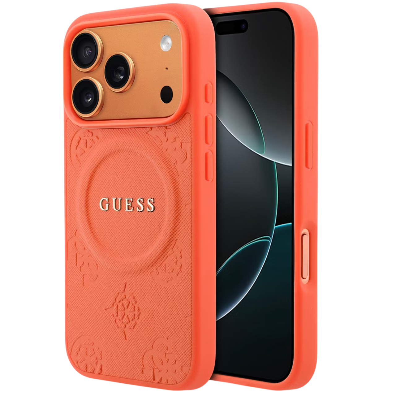 GUESS Embossed MagSafe Case for 17 Pro Max