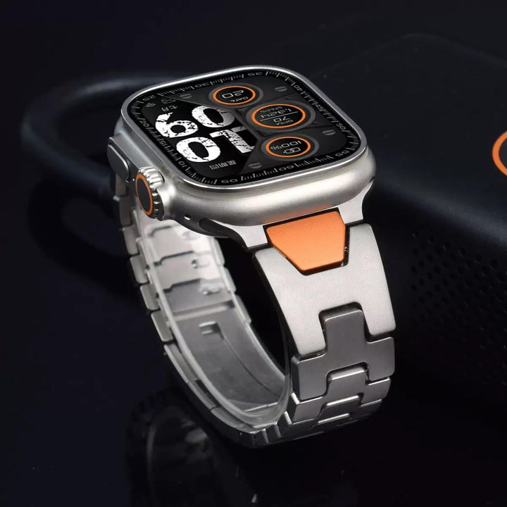 Recci Stainless Steel Link Bracelet Band for Apple Watch
